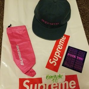 🔥Supreme - Cap - Ditty Sack & FU Sticker - NWT